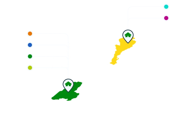Mapa de regiones